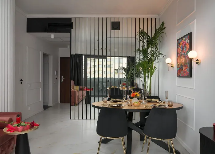 Апартаменты Urban Elite Private 2 Person Jacuzzi Hanza Tower Щецин